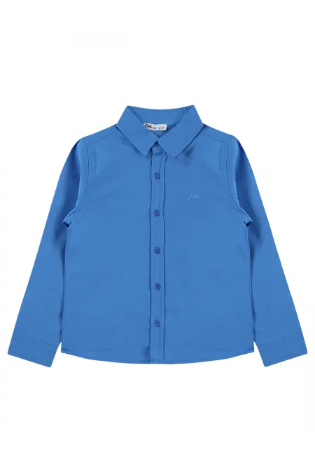 T-shirt garçon, 6-9 ans, turquoise foncé - Lot