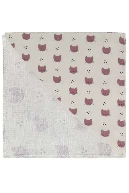 Ensemble couverture et lange pour bébé 0-24 mois, écru - Emballage