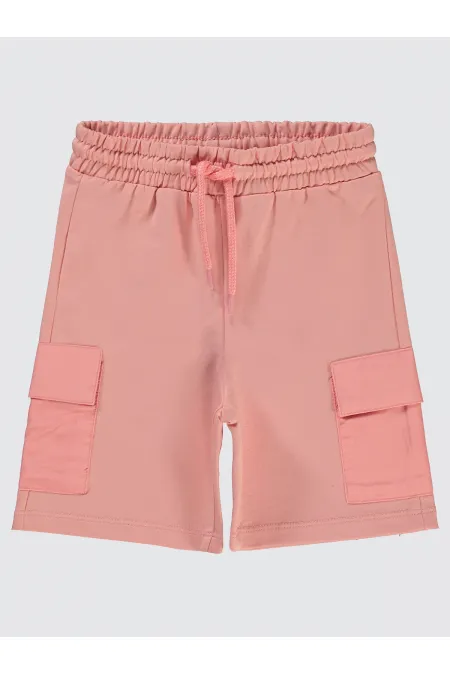 Kız Çocuk Kapri 2-5 Yaş Pudra - Paket