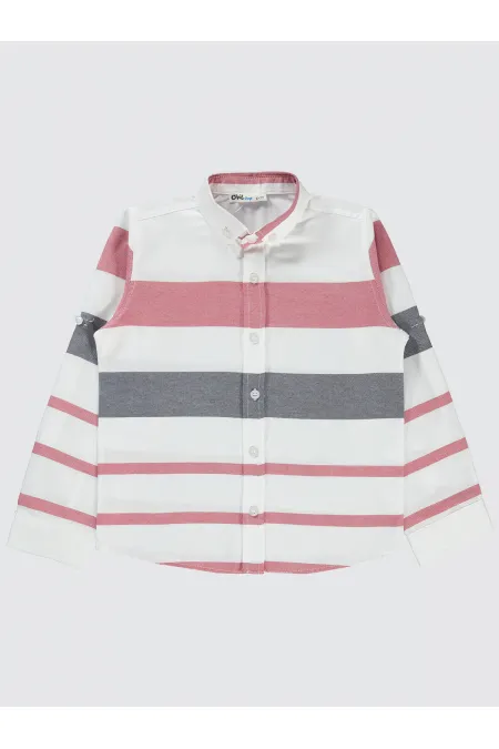 Chemise garçon rouge 6-9 ans - Emballage