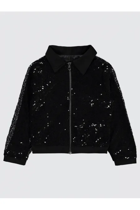 Veste noire pour fille de 10 à 13 ans - Emballage