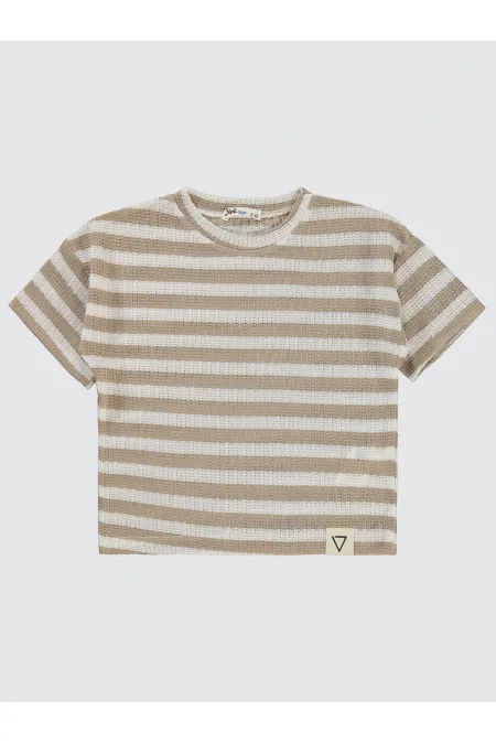 Boys T-Shirt 2-5 Years Old Brown - Package