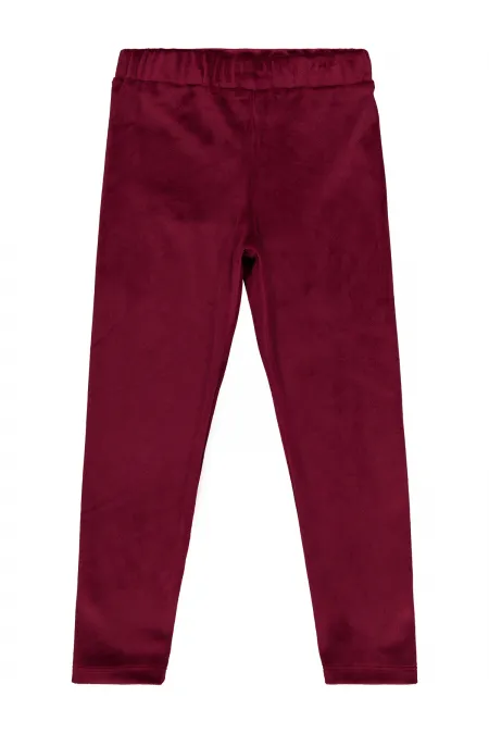 Leggings bordeaux pour filles de 6 à 9 ans - Emballage