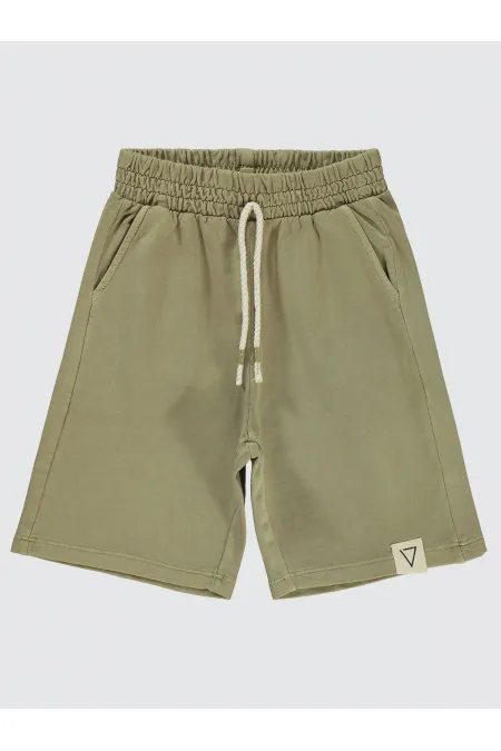 Erkek Çocuk Kapri 6-9 Yaş Taş Rengi - Paket