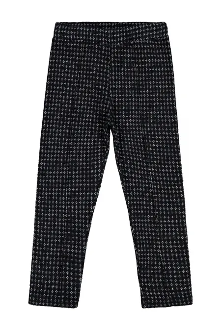 Collants anthracite pour filles de 6 à 9 ans - Paquet