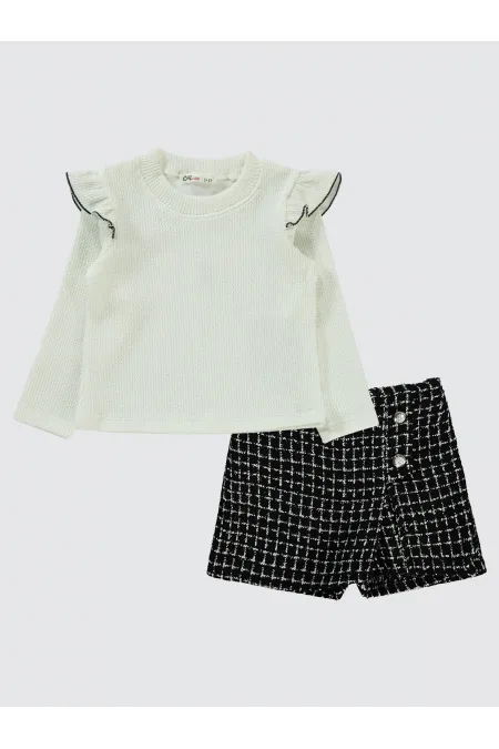 Ensemble noir pour filles de 2 à 5 ans - Emballage