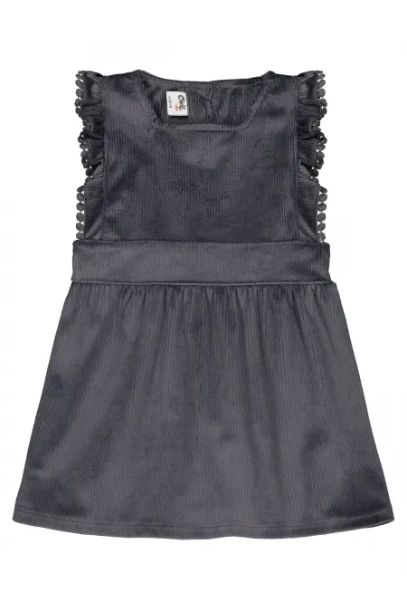 Baby Vest and Dress 0-24 Months Dark Gray - Package