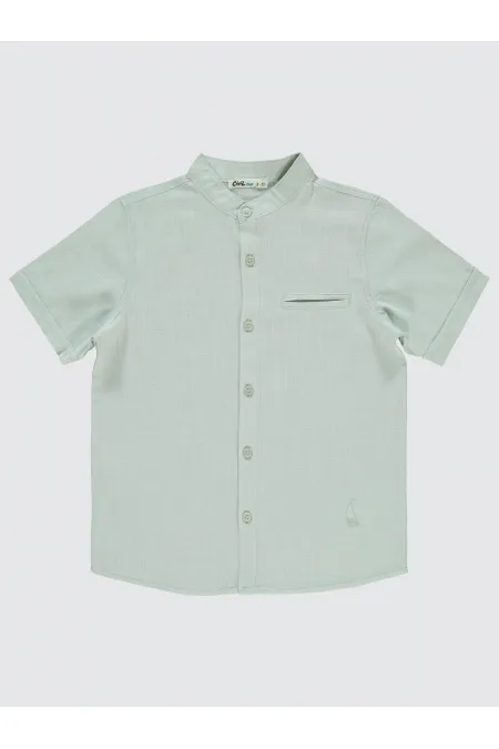 Chemise garçon 6-9 ans Gris clair - Emballage