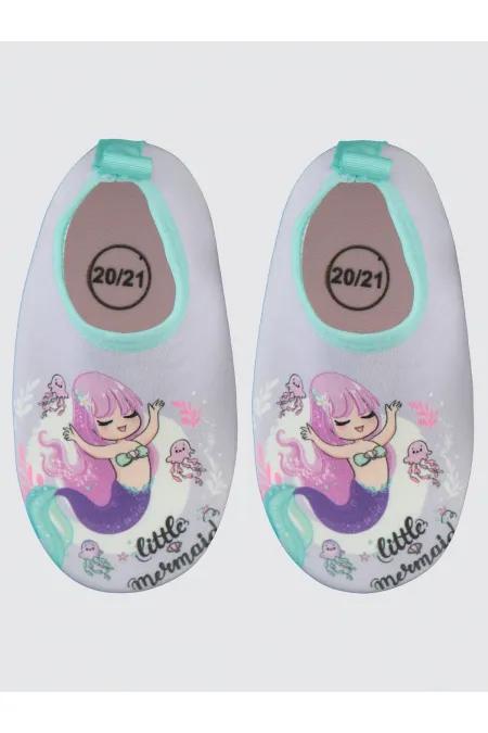 Chaussures de plage pour filles, pointures 21 à 25, lilas - Emballage