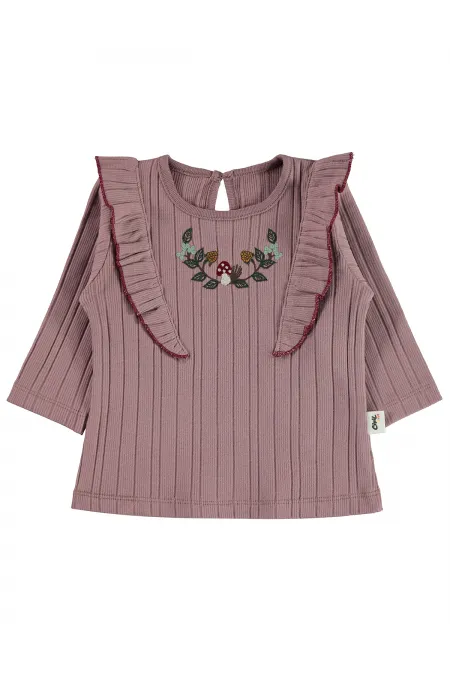 Bebek Sweatshirt 0-24 Ay Soft Gül Kurusu - Paket