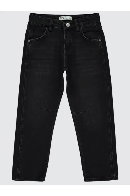 Erkek Çocuk Pantolon 10-13 Yaş Siyah - Paket