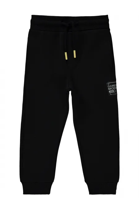 Bas de survêtement noir pour garçon de 2 à 5 ans - Lot