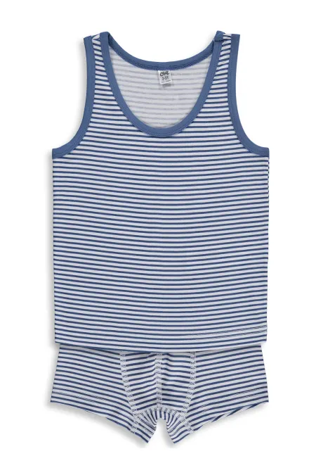 Erkek Çocuk İç Çamaşırı Takım 2-9 Yaş İndigo - Paket