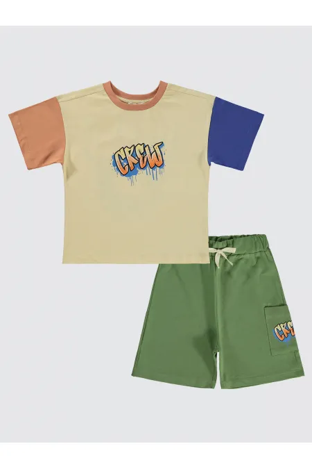 Boys Suit 2-5 Years Khaki - Package