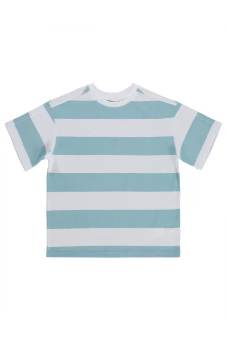 T-shirt garçon, 10-13 ans, bleu - Lot