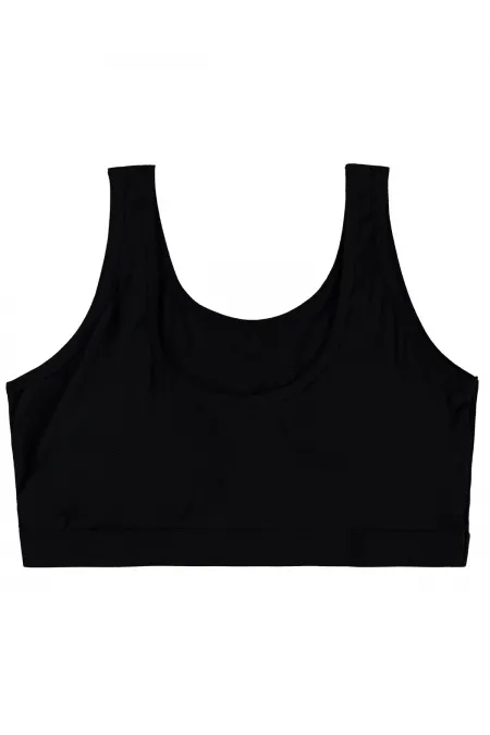 Kız Çocuk Büstiyer 10-13 Yaş Siyah - Paket