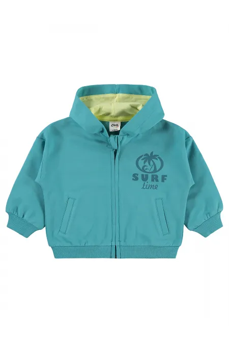 Gilet bébé 0-24 mois, couleur pétrole - Pack