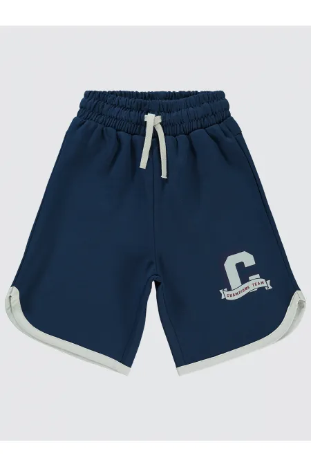 Capri garçon 6-9 ans bleu marine - Emballage