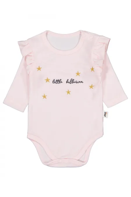 Bebek Çıtçıtlı Badi 0-24 Ay Açık Pembe - Paket