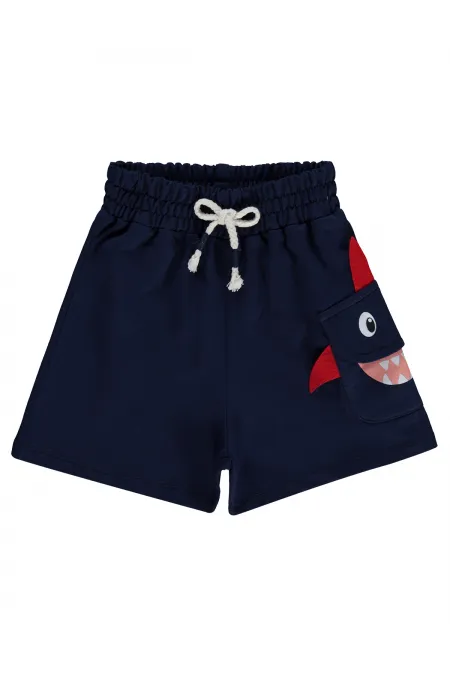 Boys' Shorts, Ages 2-5, Navy Blue - Pack