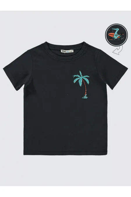 Boy T-Shirt 2-5 Years Old Anthracite - Package