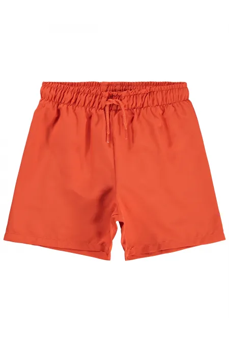 Erkek Çocuk Deniz Şort 10-13 Yaş Oranj - Paket