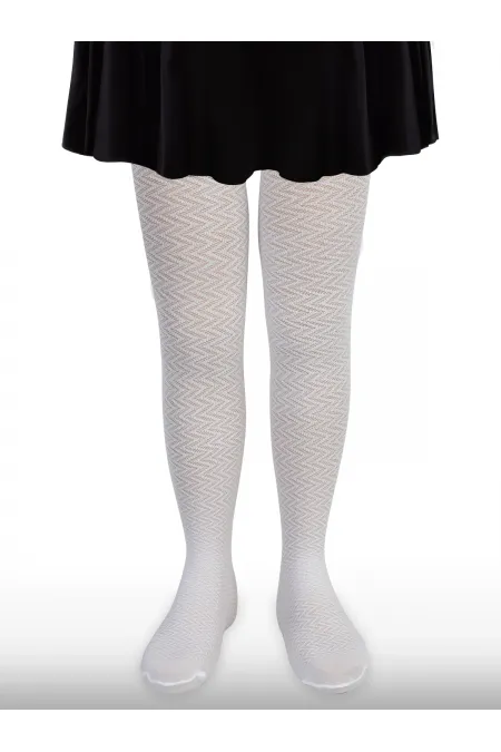 Kız Çocuk Külotlu Çorap 2-9 Yaş Beyaz - Paket