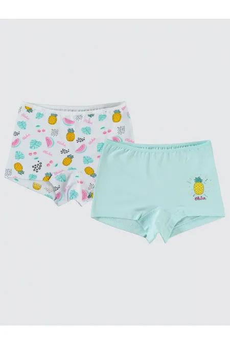 Kız Çocuk Boxer 2-9 Yaş Standart - Paket