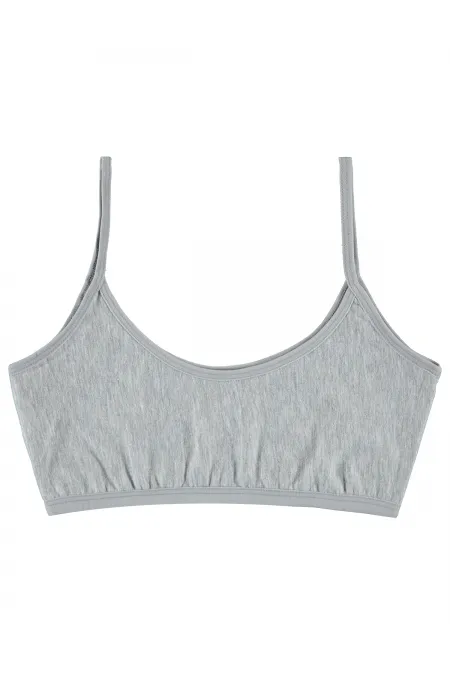Bustier gris pour fille de 10 à 13 ans - Emballage