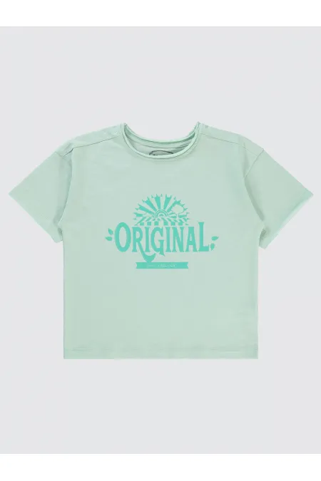 Boys T-Shirt 10-13 Years Old Aqua Green - Package