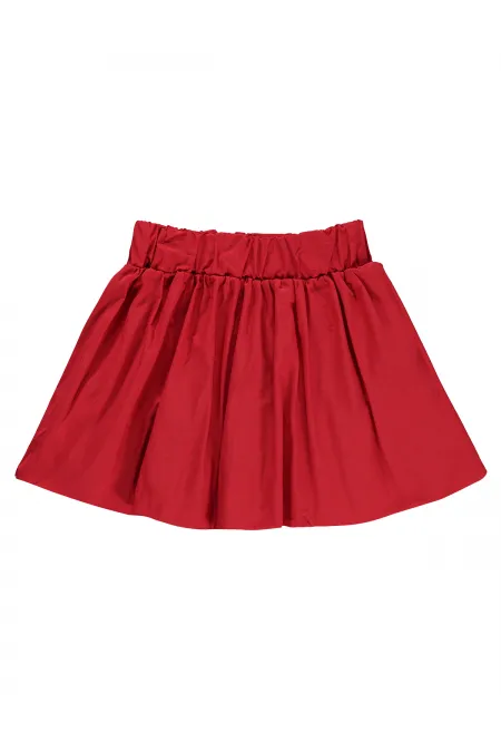Kız Çocuk Etek 6-9 Yaş Kırmızı - Paket