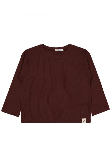 Boys Sweatshirt 10-13 Years Old Burgundy - Package
