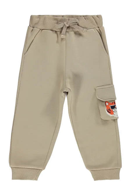 Pantalon de survêtement garçon, 2-5 ans, couleur vison - Lot