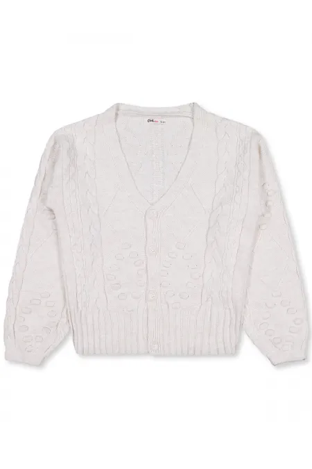 Gilet beige pour fille de 10 à 13 ans - Emballage