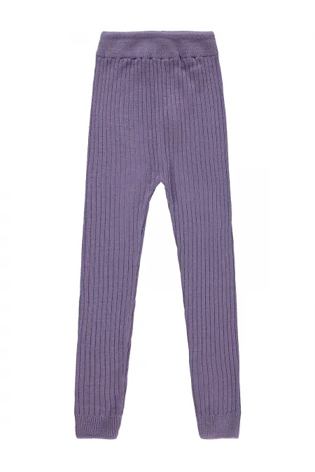 Leggings pour filles de 6 à 9 ans, lilas - Paquet