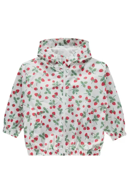 Kız Çocuk Yağmurluk 2-5 Yaş Ekru - Paket