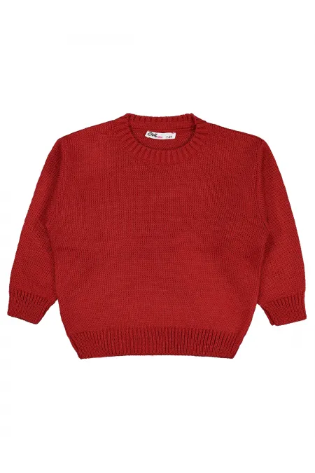 Pull rouge pour fille de 2 à 5 ans - Lot