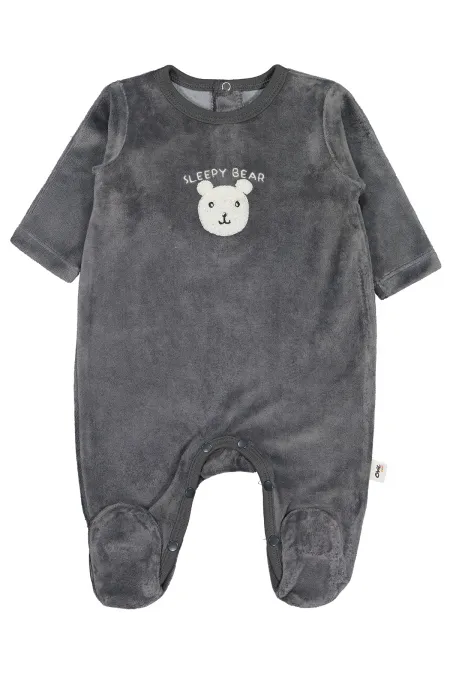 Bebek Tulum 0-24 Ay Koyu Gri - Paket