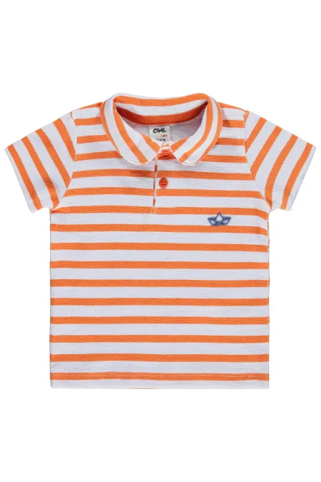 Baby T-shirt 0-24 Months Orange - Package