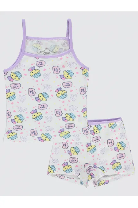 Ensemble de sous-vêtements pour filles de 2 à 9 ans - Standard