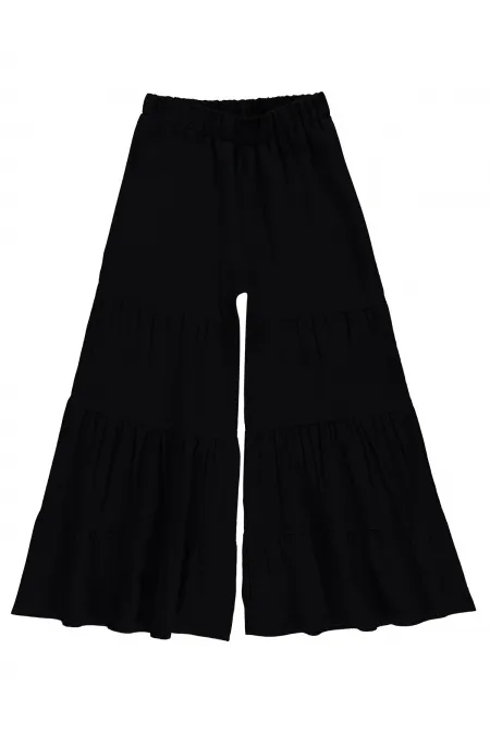 Kız Çocuk Pantolon 10-13 Yaş Siyah - Paket