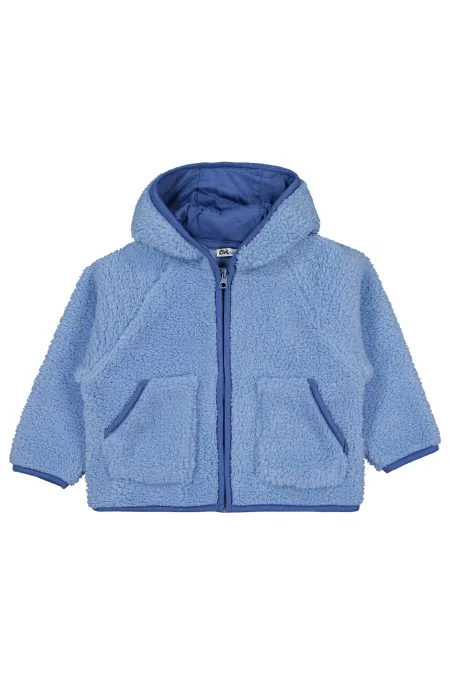 Erkek Çocuk Hırka 2-5 Yaş Buz Mavi - Paket