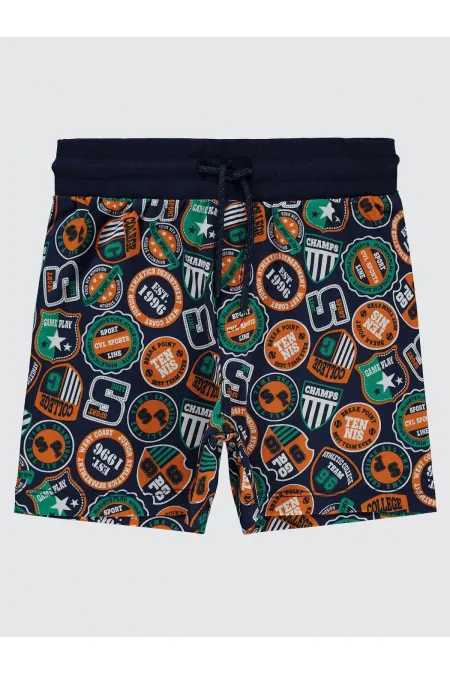 Erkek Çocuk Şort 6-9 Yaş Lacivert - Paket