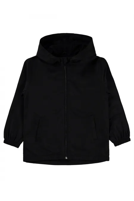 Erkek Çocuk Yağmurluk 10-13 Yaş Siyah - Paket
