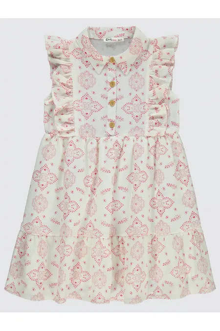 Ensemble robe et gilet rose pour fille de 6 à 9 ans - Paquet