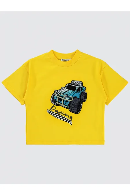 Boys T-Shirt 2-5 Years Yellow - Package