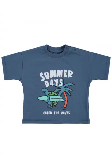 Lot de T-shirts bébé 0-24 mois indigo