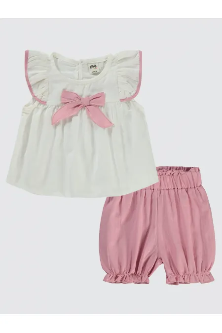 Bebek Takım 0-24 Ay Ekru - Paket