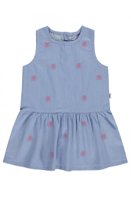 Combinaison et robe bébé 0-24 mois bleues - Ensemble