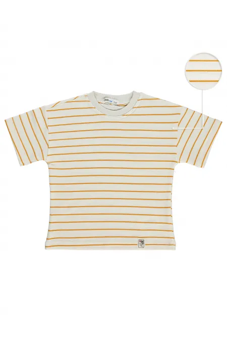 Erkek Çocuk Tişört 2-5 Yaş Oranj - Paket